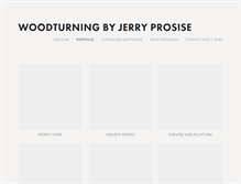 Tablet Screenshot of jerryprosise.com